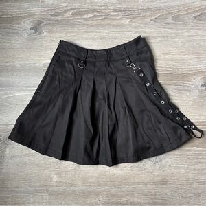 Black Pleated Skirt